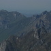 da sinistra: il monte Cornizzolo,monte Rai e i tre Corni di Canzo: occidentale,orientale e centrale