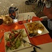 Vorspeise: Salat, Paella.