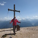 eine nette Tirolerin war so nett, mich am Gipfel abzulichten