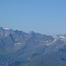 Graue Berge mit Gletscherresten – Pizol und Ringelspitz