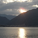 Sunset lake Maggiore