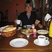 Osterfrühstück in der Pension Novina