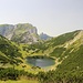 wunderschön gelegener Zireiner See vor der <a href="http://www.hikr.org/tour/post44015.html">Rofanspitze</a>