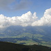 Am Samstag liegt über allen Bergen eine Wolkendecke (im Bild: Alpstein).