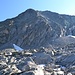 Hier gut zu sehen der Einstieg zum Südwand Klettersteig auf das Säuleck. Oberhalb des Schneefeldes seitlich der Schotterreise.<br />Es ist dies einer der höchstgelegenen Klettersteige Österreichs!