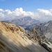 Kleine(2859m) und Hohe Gaisl(3146m)-mitte im Hintergrund, Monte(2610m) und Crode(2592m) Ciamin-rechts in Aufstieg zum Neuner(2968m) ausgesehen.