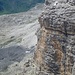 Blick zum Klettersteig