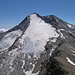 Stellihorn mit dem arg dahinschmelzenden Nollengletscher. Wenn der Gletscher weg ist, verliert dieser Berg seine Eleganz und wird zum reinen Schutthaufen.