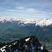 Blick vom Pizol über das Glarnerland bis zur Alviergruppe