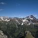 Der Biberkopf (2599m), der südliche Abschluss des Hauptkamms der Allgäuer Alpen.