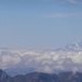 Über den Wolken: Flugfeeling-Panorama gen Westen; Region Monte Rosa/Weissgrat