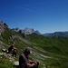 unterhalb der Gamsluggen mit Blick auf Drusen- u. Sulzfluh