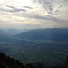 Blick ins Rheintal nach Vorarlberg