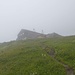 Schwarzenberghütte heute den ganzen Tag in oder unter den Wolken