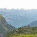 schöne Sicht zu den Churfirsten und Walensee