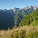 Val di Lodrino vom Aufstieg oberhalb Alpe d'Alva