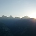 Welch eine Begrüssung des neuen Tages - Morgenstimmung auf der Alpe d'Alva