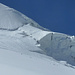 Der Eisabbruch am Allalinhorn
