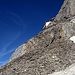 Der kurze, Steinschlag-gefährdete Aufstieg zur Oberaarjochhütte,...