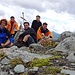 obligatorisches Gruppenfoto am Gipfel der Schere / Foto: Pepe