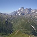 Par-dessus le Grand Col Ferret, le Col de la seigne et le Beaufortain