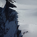 Tiefblick auf den Gletscher – die ersten Verfolger sind im Anzug