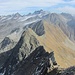 Sguardo verso il Pizzo di Froda ed il Piz Alv, dalla vetta 2789 m de La Rossa