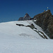 Die Spitze des Matterhorn und das Klein Matterhorn