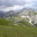 Blick Richtung Sudosten,im Bildmitte Hochalmsee,ganz  links in Hintergrund Sennes Karspitze und Seekofel, mitterechts Monte Sella  di Sennes.
