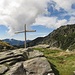 Wegkreuz auf der Alpe Albagno