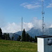 Antennendurchsetzter Panoramablick Richtung Rigi Kulm...
