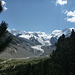 Blick vom Saumpfad in die Bernina