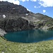 Einfach super schön: Lago Superiore unterhalb der Hendar Furggu