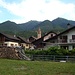 Kirche und Dorf Druogno, überragt vom Monte Mater (Aufnahme vom Sa. 03.08.2013)