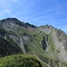 Blick vom Nesslestock auf die nächsten (geplanten) Gipfel.