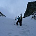 Doldenhorn, couloir d'accès au glacier à 2900m