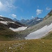 Am Passo di Valtendra. Wasenhorn und Bortelhorn in der Mitte