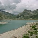 Lago di Monte Spluga 1900m con il Pizzo della Casa 2522m