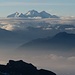bekannte Walliser-Gipfel am Horizont