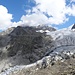 Riedgletscher, Balfrin und Gross Bigerhorn (in den Wolken)