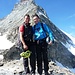 Mein Bergführer und Freund Jean-Paul und ich