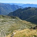 Gipfelsicht hinunter zur Alpe Canaa
