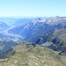 Sicht vom Gipfel ins Glarner Tal
