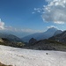 Au Col de Bossetan. En face, le Val d'Illiez, les Dents du Midi à droite