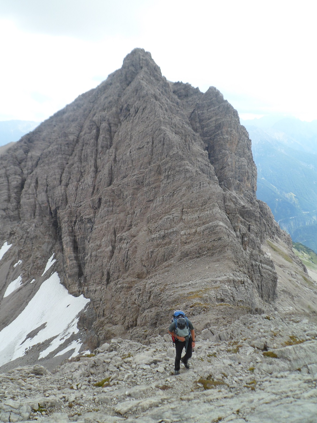 Im Aufstieg zur Gliegerkarspitze. Im Hintergrund der...