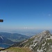 Gipfelkreuz auf dem Zindlenspitz, Wägitalersee & Zürichsee