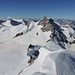 Sicht zur Jungfrau 4158m, links hinten die Walliser TOP`s 