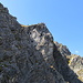 Ausstieg oben aus dem Klettersteig Schwierigkeitsgrad D