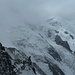 Mont Blanc in Wolken