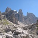 Vom tiefsten Punkt hat man schon mal einen guten Blick ins Val Brenta Alta mit den Sfulmini.
